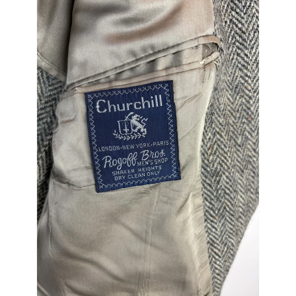 Harris Tweed shoulder hem